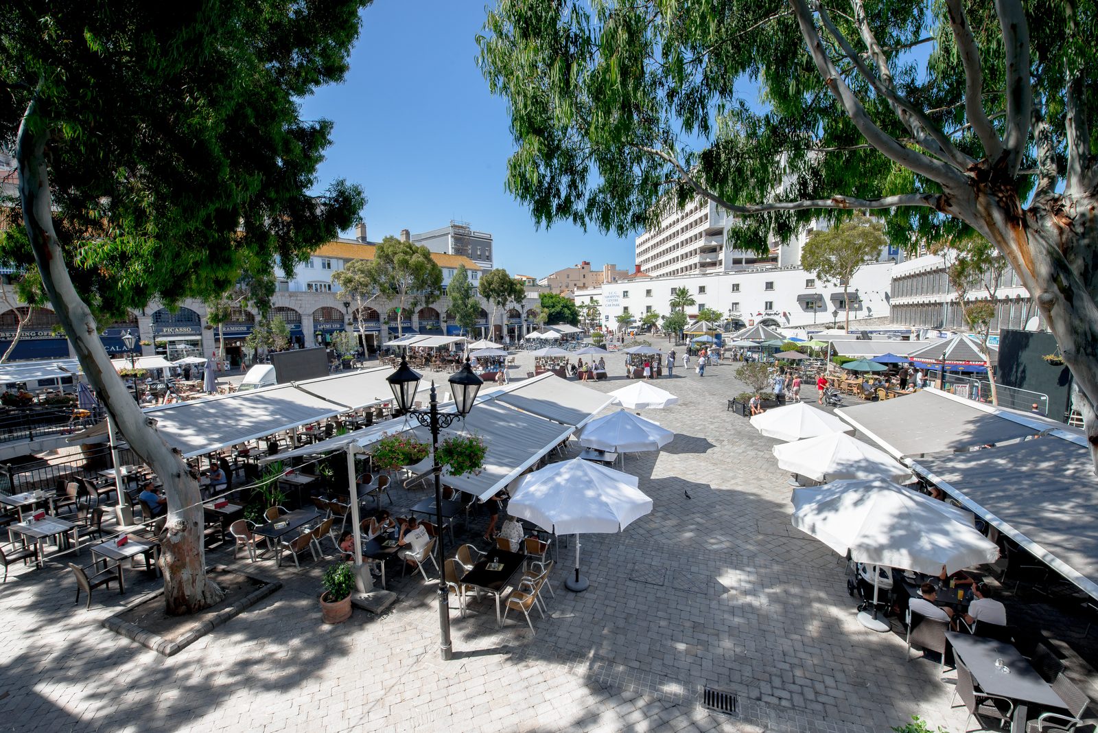Casemates Square in the heart of Gibraltar